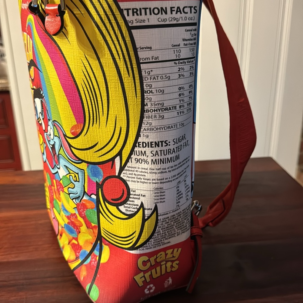 XXL Moschino Runway Crazy Fruit Backpack BAG Purse - Picture 6 of 7